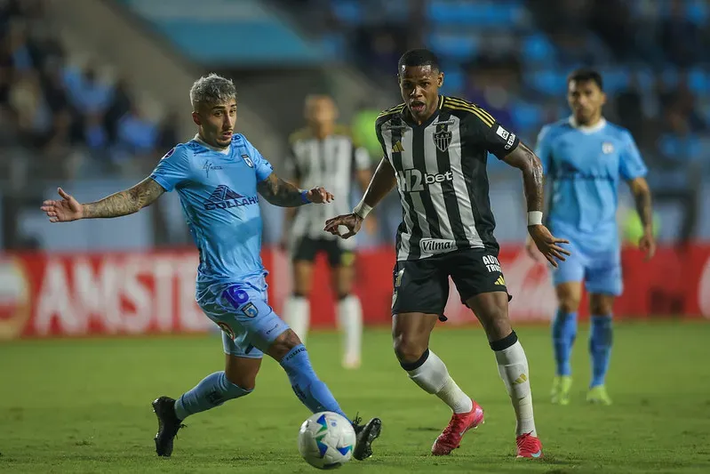Atlético-MG perdeu para o Iquique pela Sul-Americana. Foto: Pedro Souza/Atlético-MG