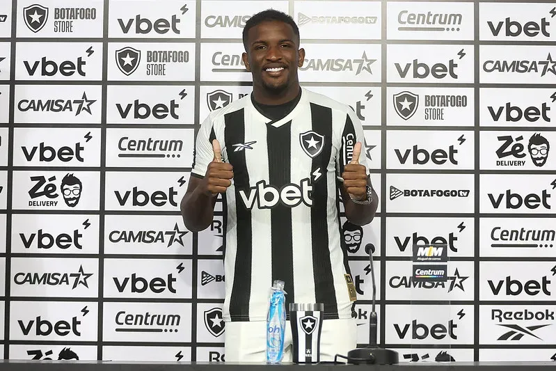 Elias Manoel durante sua apresentação no Botafogo. Foto: Vitor Silva/Botafogo