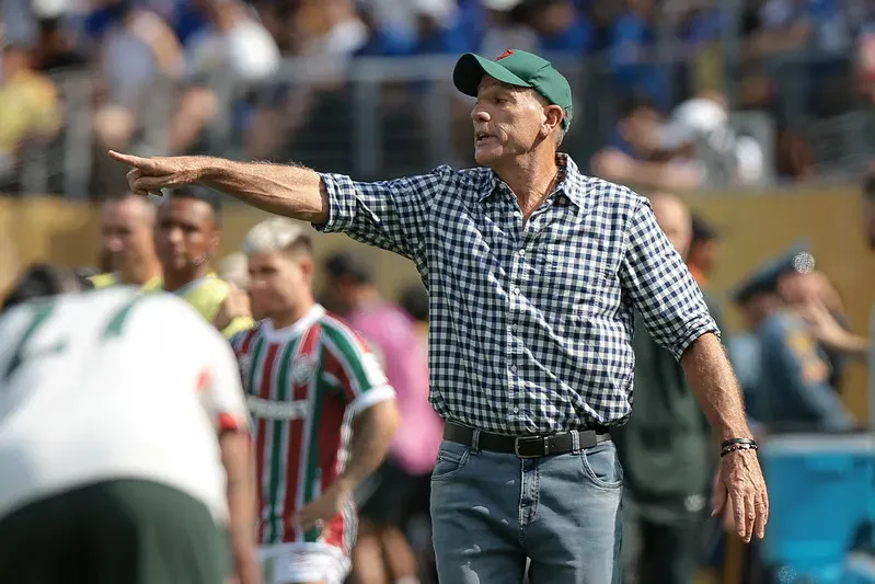 Renato Gaúcho no comando do Fluminense. Foto: Marcelo Gonçalves/Fluminense FC