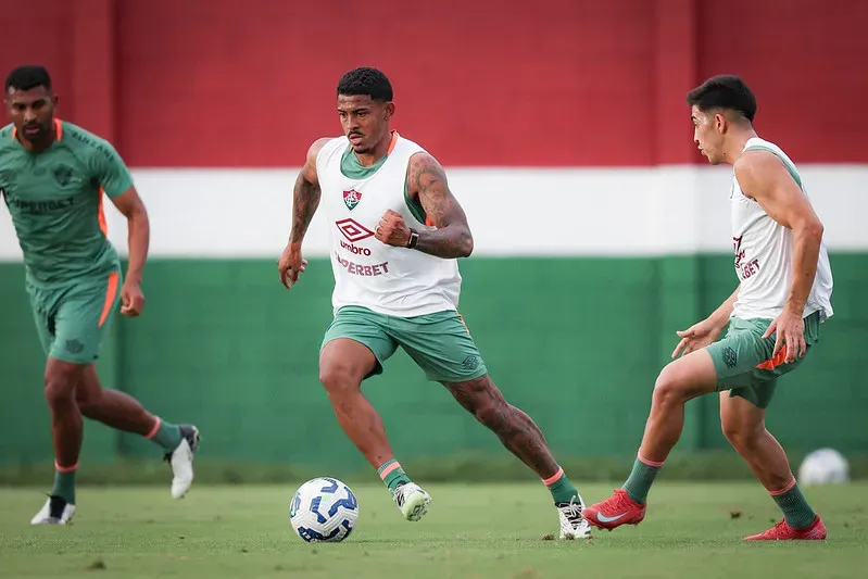 JK durante treino no Fluminense. Foto: Marcelo Gonçalves/Fluminense FC