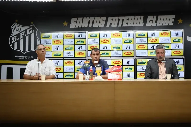 Apresentação Fábio Carille – Foto : Pedro Ernesto Guerra Azevedo/SAntos FC