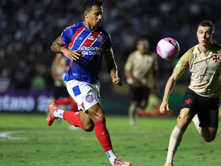 Em duelo emocionante, Ratão perde gol incrível e Bahia cai por 3 a 2 contra o Vasco