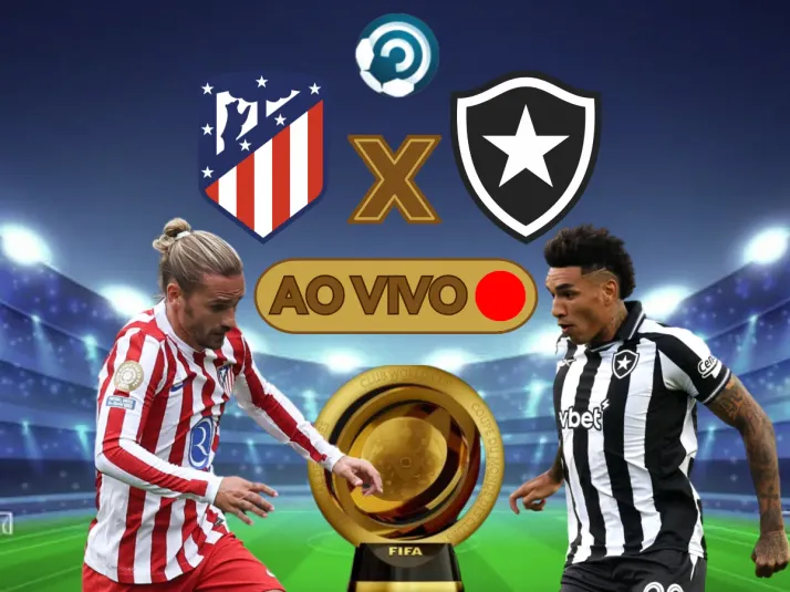 Atlético Madrid x Botafogo AO VIVO - 0 x 0 - Primeiro Tempo - Mundial de Clubes