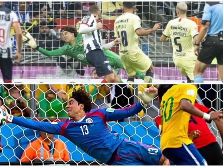 Comparan atajada de Ochoa con la que le hizo a Neymar en 2014