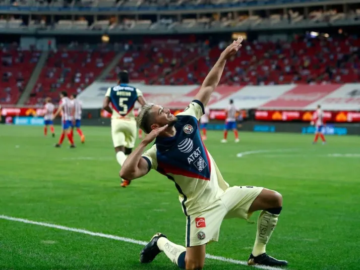 Henry Martín y sus festejos a lo Cuauhtémoc Blanco