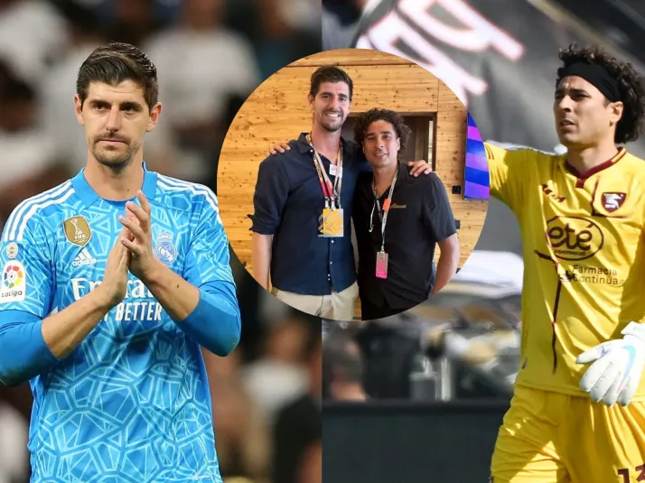 Guillermo Ochoa muestra su amistad con Courtois con tremenda postal