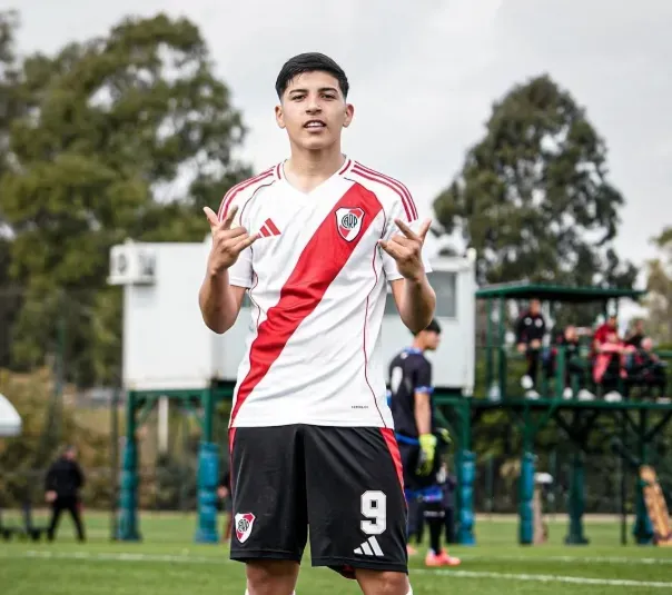 Bruno Cabral, máxima promesa de River Plate.