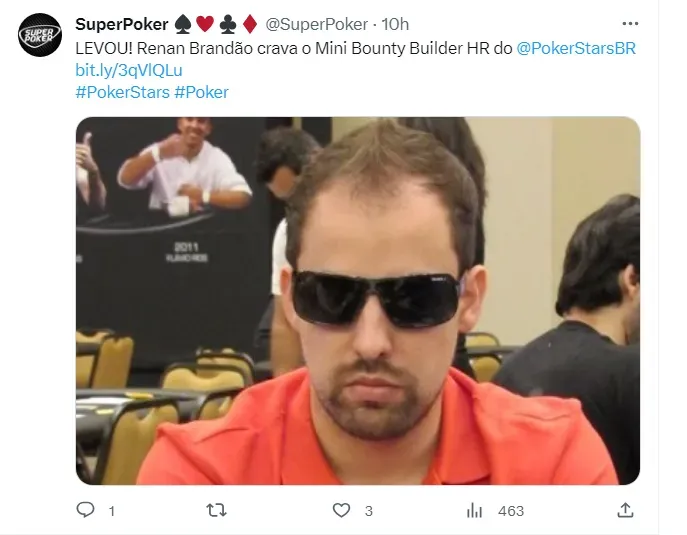 Reprodução Twitter @superpoker