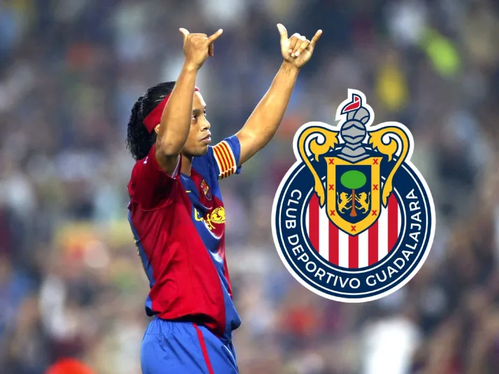 Exjugador de Chivas se lució con “elástica” de Ronaldinho