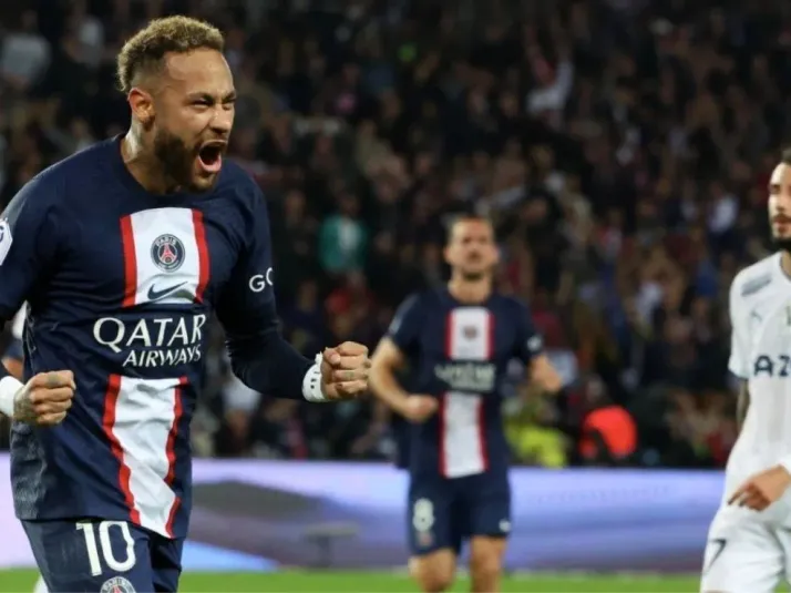 Neymar le da el triunfo al PSG ante el Marsella de Sánchez