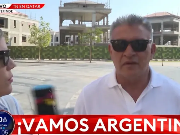 Periodista argentina le hace feroz desconocida al Bichi Borghi en Qatar