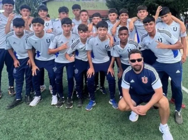 Colocho Iturra debuta con el pie derecho en la sub 15 de la U en el Sur