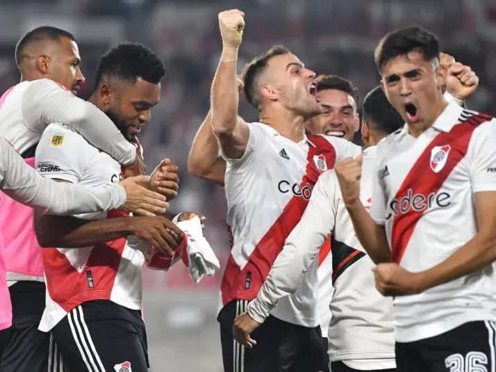 VIDEO: Pibe Solari saca provocador festejo con River tras la victoria agónica ante Boca