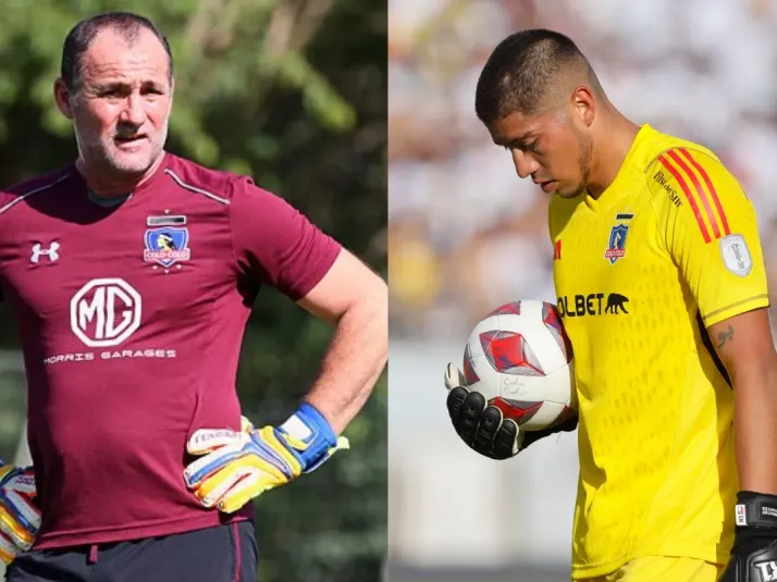 Claudio Arbiza le regala un consejo a Brayan Cortés en Colo Colo