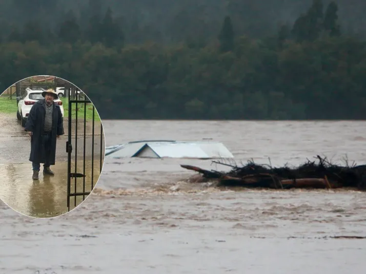 El drama del Chico Díaz por las lluvias en Curicó