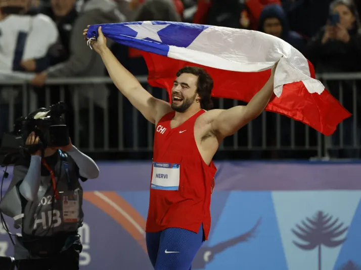 Lucas Nervi le da el sexto oro a Chile en los Juegos Panamericanos de Santiago 2023