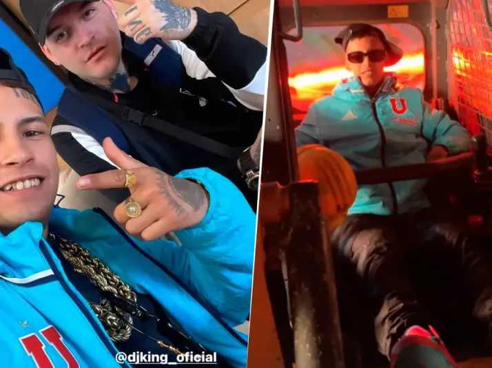 L-Gante confirma que es hincha de la U: reveló particular atuendo en videoclip