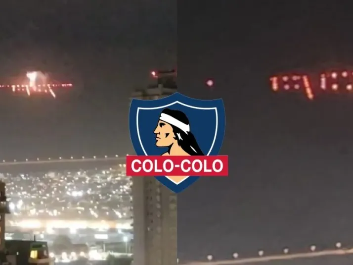 Un show digno de Año Nuevo: Hinchas de Colo Colo iluminan Iquique en el marco del aniversario 99