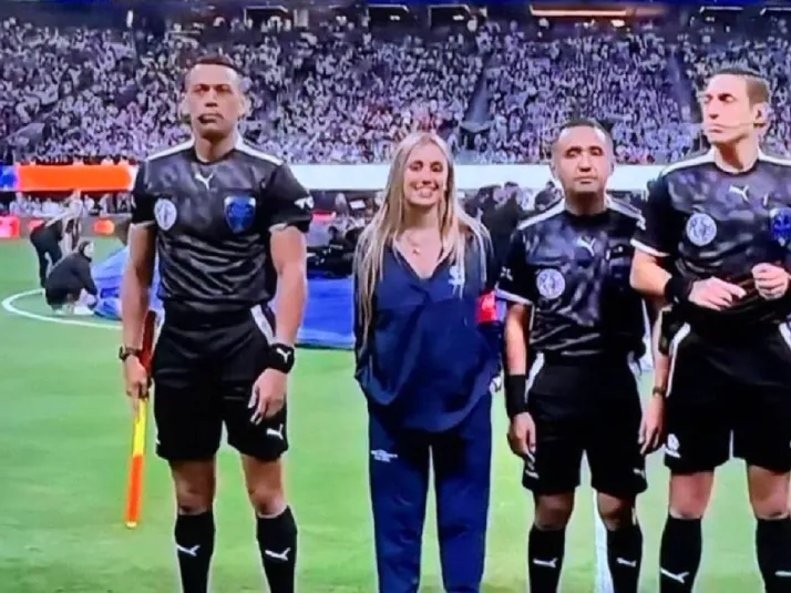 La reacción de Morena Beltrán tras volverse viral en la Copa América 2024