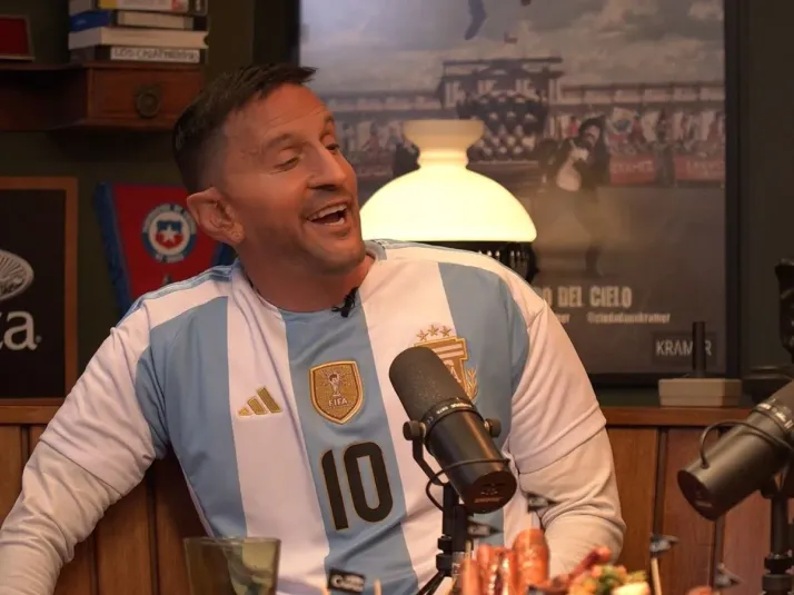 Claudio Borghi en shock por la imitación de Stefan Kramer a Leo Messi