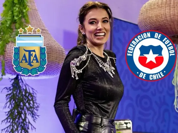 Yamila Reyna a dos bandas para el Chile vs Argentina