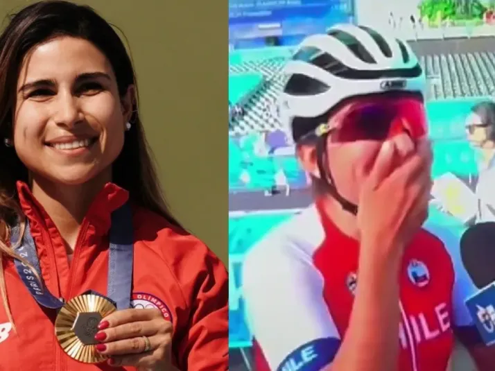 Ciclista del Team Chile se entera en vivo del oro de Crovetto: así fue su viral reacción