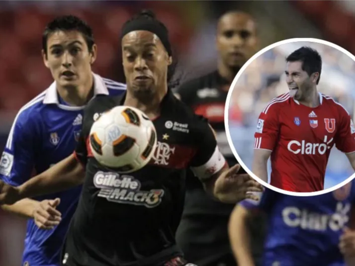 "No hallaba donde...": Herrera y su anécdota en la U con Ronaldinho en la Sudamericana 2011