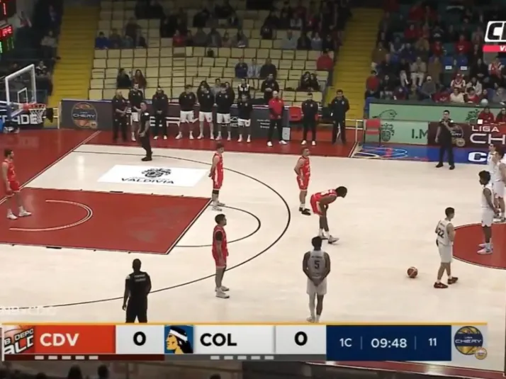 VIDEO: Colo Colo básquetbol realiza tremendo homenaje a las víctimas