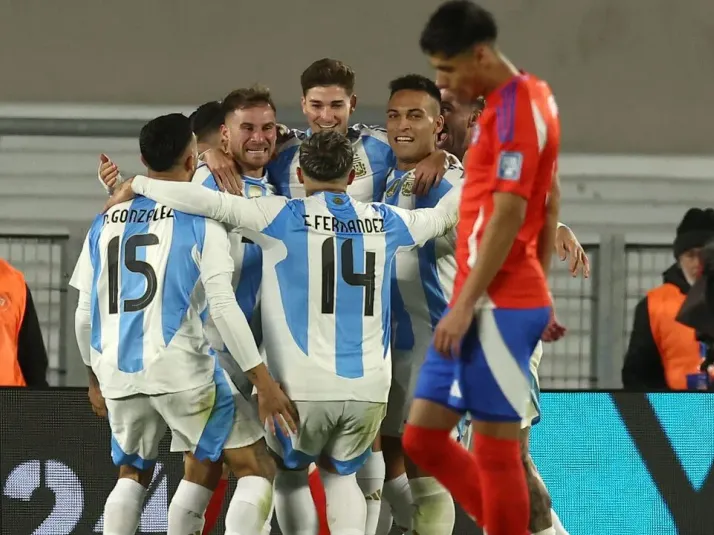 Celebra La Roja: Argentina confirma tres sensibles bajas ante Chile