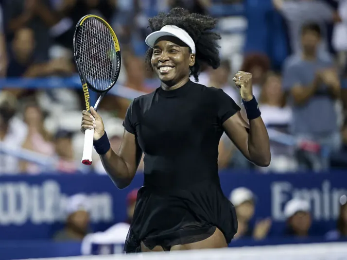 Venus Williams regresó al tenis con 45 años y lo hizo con un triunfazo en Washington