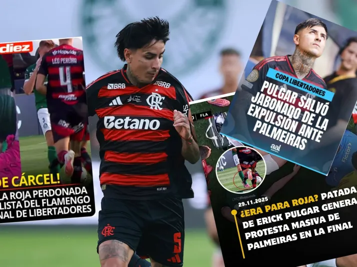 "Era para cárcel": así reaccionó toda Sudamérica a la patada de Erick Pulgar