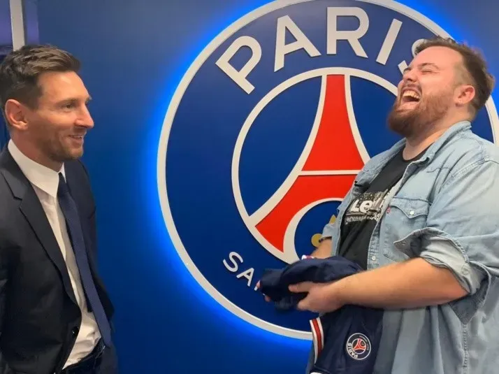 Messi ha compartido en otras ocasiones con Ibai Llanos. Foto: PSG.