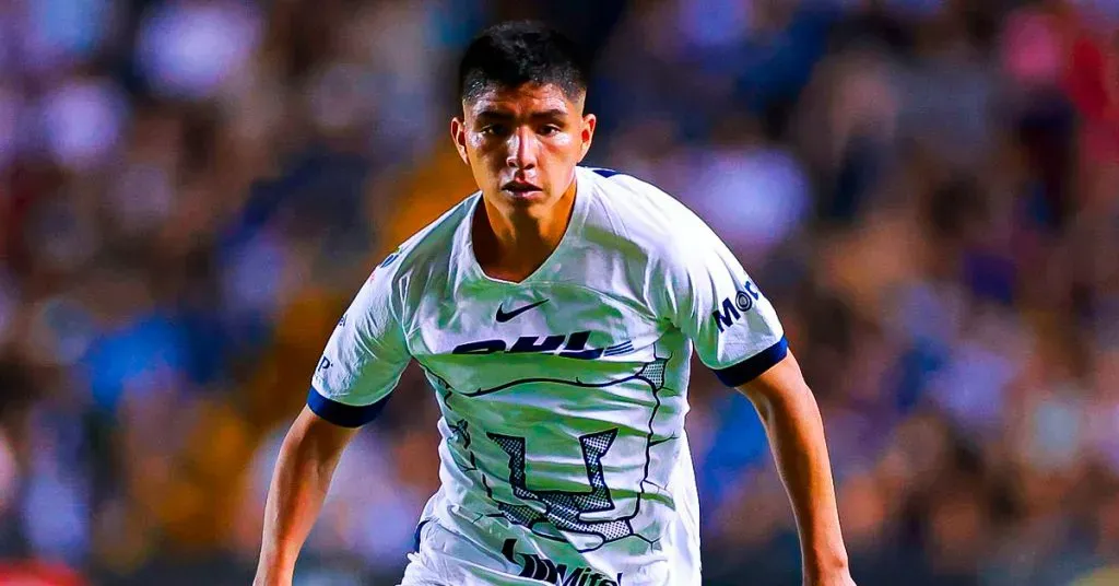 Piero Quispe en Pumas de México. (Foto: IMAGO)
