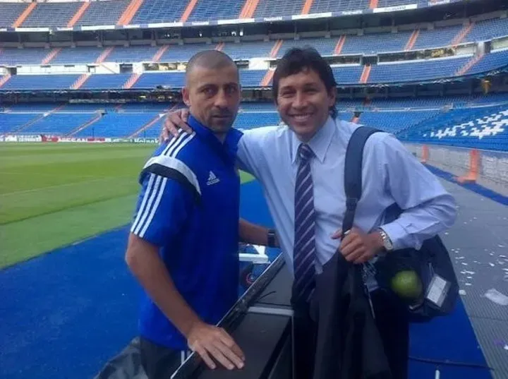 Samuel y Bermúdez formaron una gran dupla central en Boca. (Foto web)