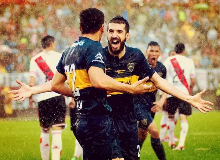 Echeverría llegó a Boca en 2014 y jugó 16 partidos.