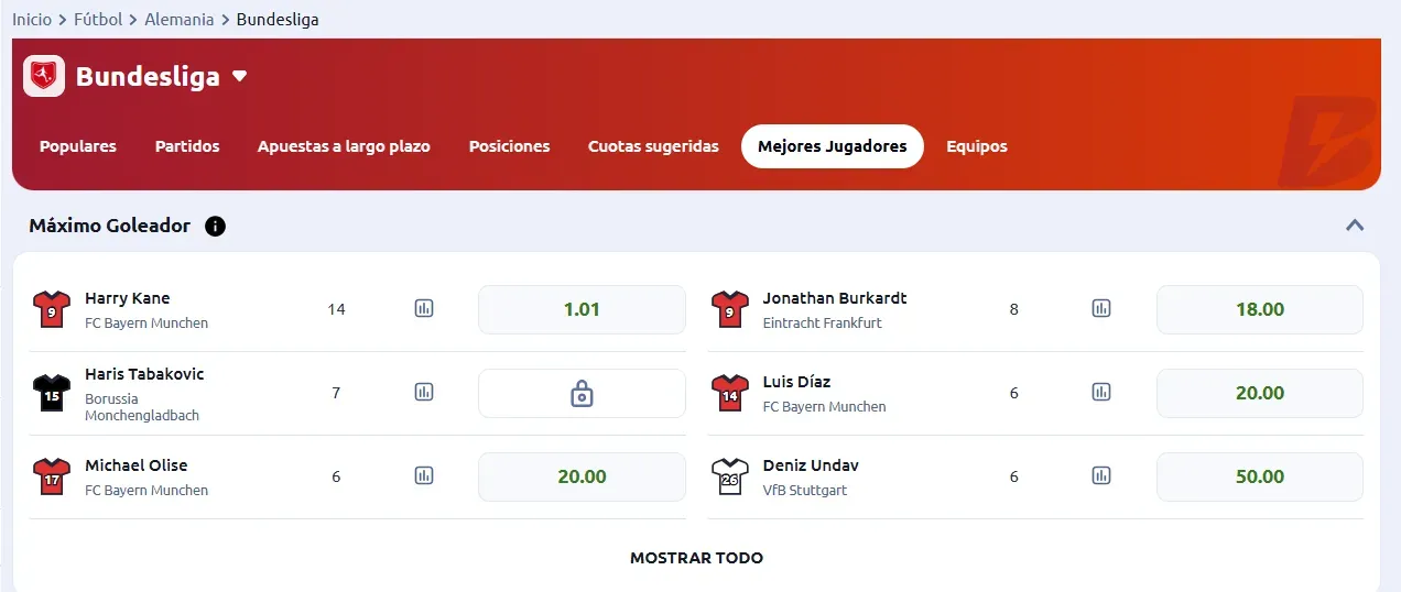 Apuestas Bundesliga