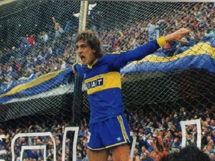 Batistuta en Boca. (Foto: Clarín)