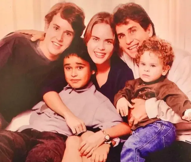 Família de Frota na década de 90. Foto: Reprodução/TV Globo