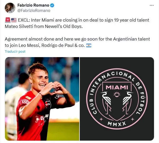 ¿Y Gonzalo Piovi? Inter Miami cerca de fichar a otro argentino (X)