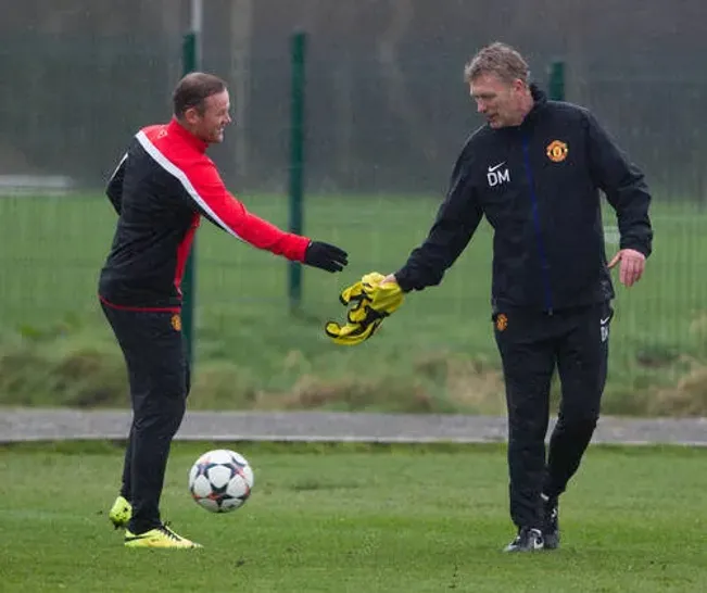 Rooney y Moyes cruzaron caminos nuevamente en 2013. (Imago)