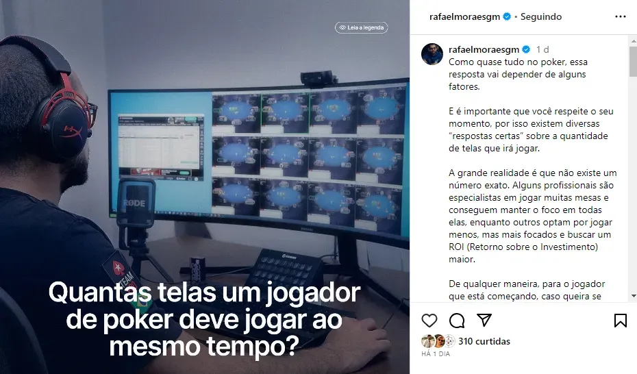 Foto: Reprodução Instagram @rafaelmoraesgm