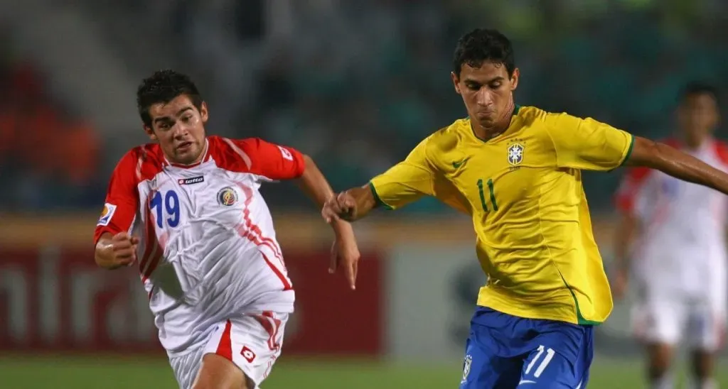 Daniel Varela en el Mundial Sub 20 del 2009 jugando por Costa Rica