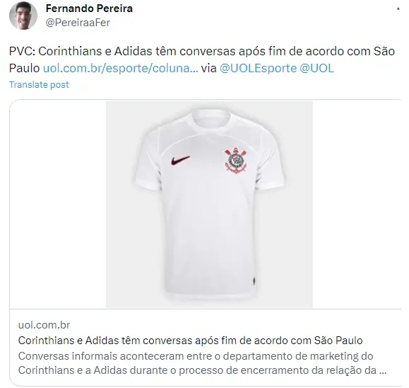 Nike vai hotsell patrocinar o vasco