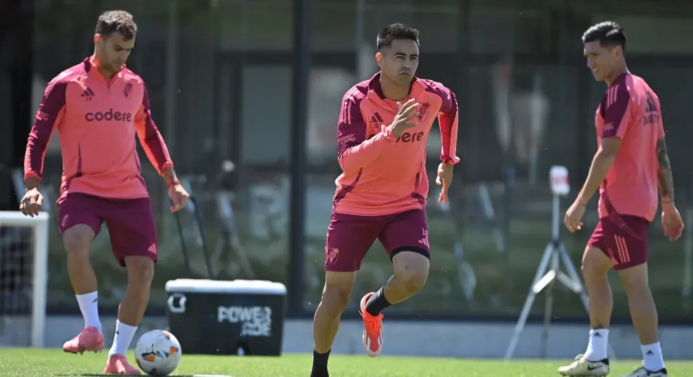 Postales del entrenamiento de River el sábado