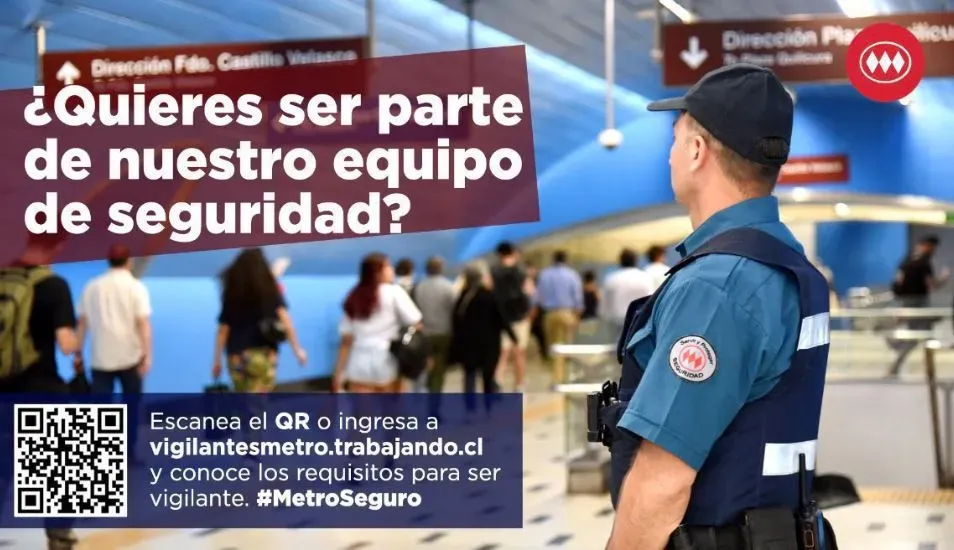 Oferta Metro de Santiago. Foto: Metro.