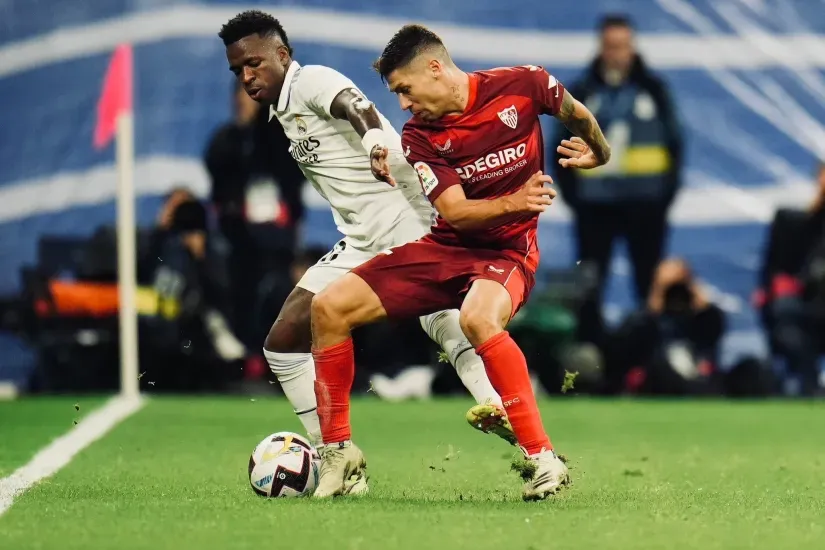 Time enfrenta o Real Madrid neste sábado, antes da final da Europa League. Foto: Divulgação/Sevilla