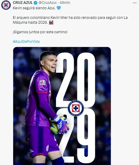 X @CruzAzul