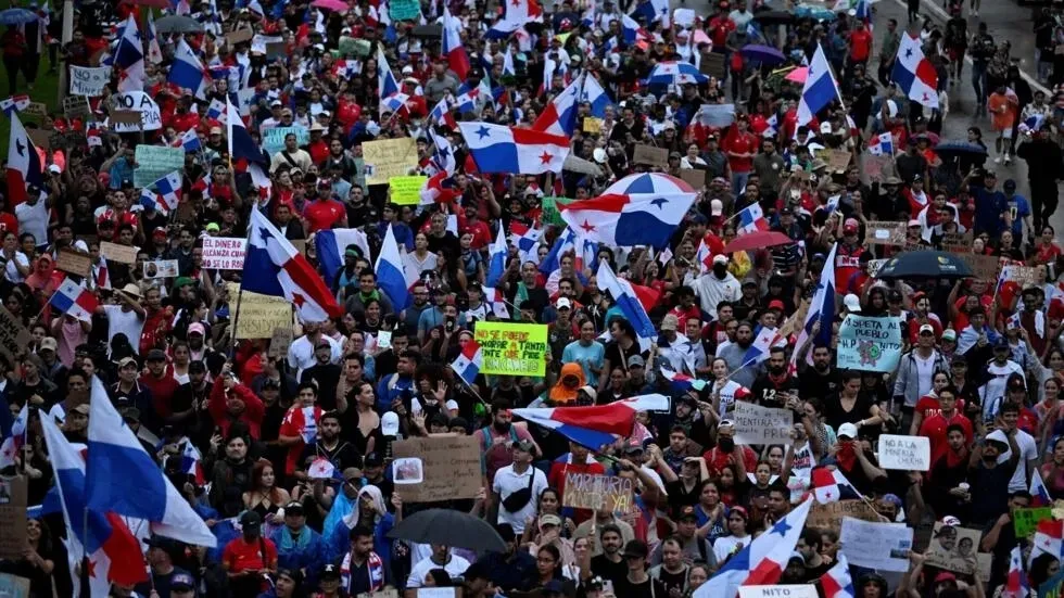 Protestas masivas en Panamá (AFP)