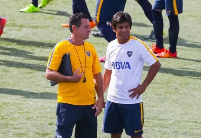 Abramovich jugó en Boca y años después fue DT de inferiores. (Instagram)