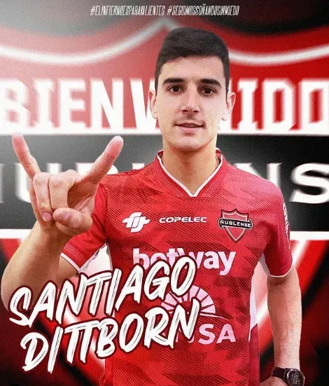 Santiago Dittborn buscará relanzar su carrera en Ñublense. Foto: Comunicaciones Ñublense.